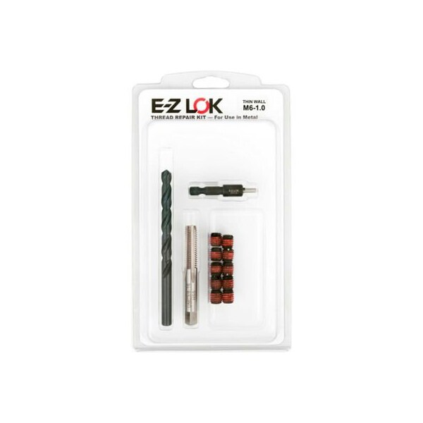 EZ Lok Thread Repair Kit, Self Locking Thread Inserts, M61x3/8"16